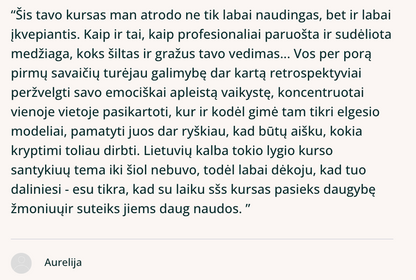 MEILĖS PSICHOLOGIJA - Gilus santykių kursas