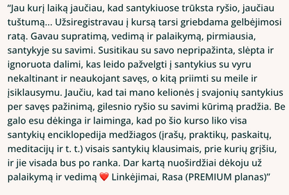 MEILĖS PSICHOLOGIJA - Gilus santykių kursas