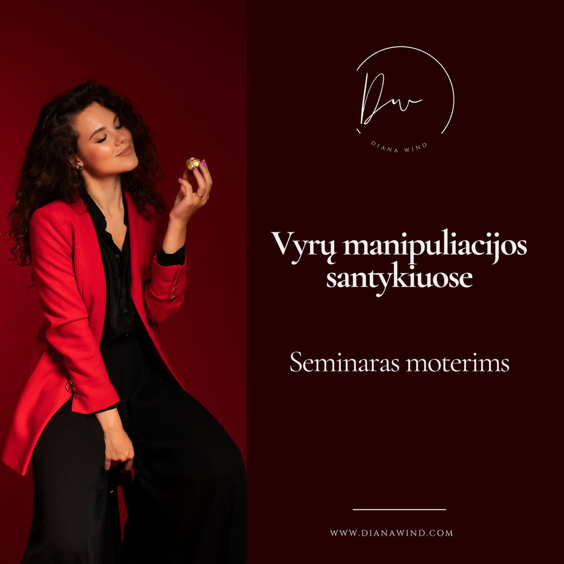 VYRŲ MANIPULIACIJA SANTYKIUOSE - paskaita moterims